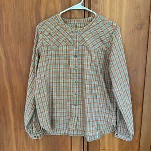 Aventura Flannel Metal Snap Long Sleeve Shirt women’s-M plaid western